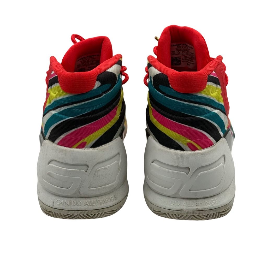 Under Armour Curry 3 Chinese New‎ Year 1269279-984 Red Multi Men's 12.5 UA SC - Picture 6 of 8